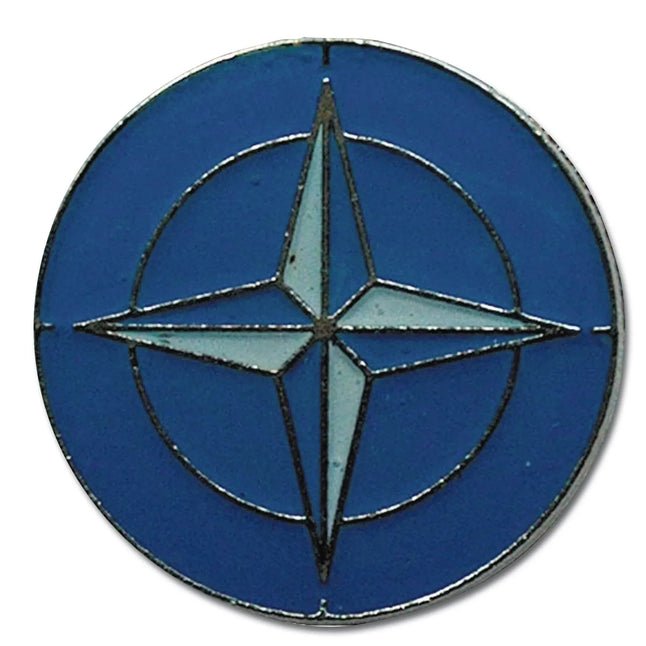 Pin mini insignia metálica NATO