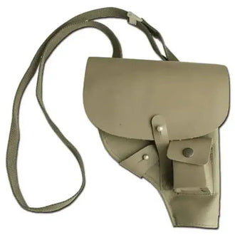 Used holster for signal pistol, olive green