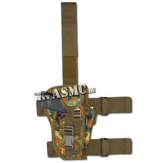 Drop-leg holster P8 flecktarn right