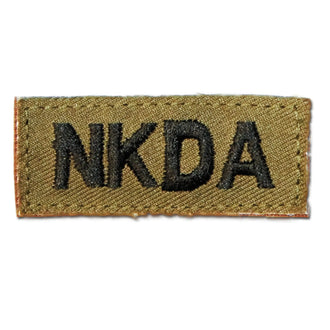 NKDA Velcro textile badge
