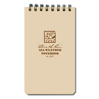 Spiral notebook, khaki, No. 935T