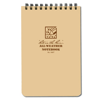Spiral notebook, khaki, No. 946T