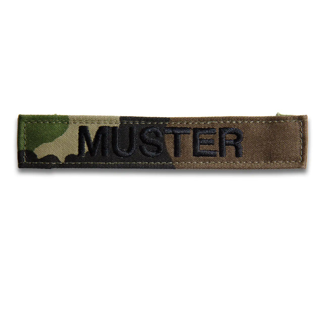 Name tapes 5-piece set CCE black embroidered on fabric