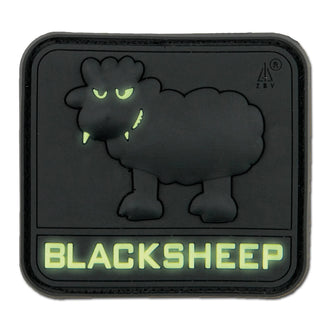3D Patch BlackSheep glow-in-the-dark