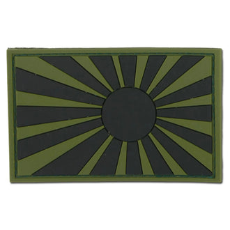 3D Patch War Flag Japan olive/black