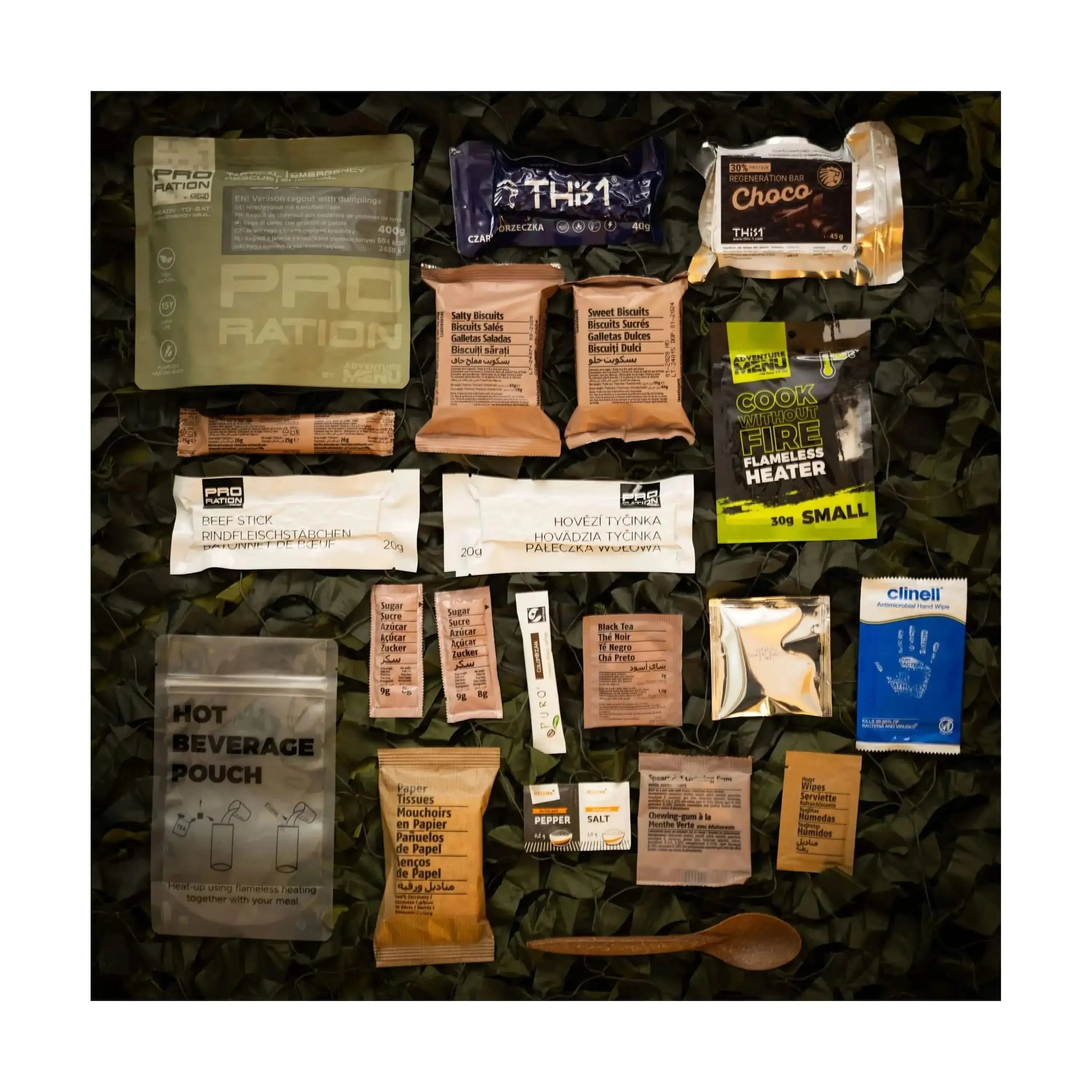 5 Days Rations Half day ration Ultimate Tactical Ration Half Day Menu 4