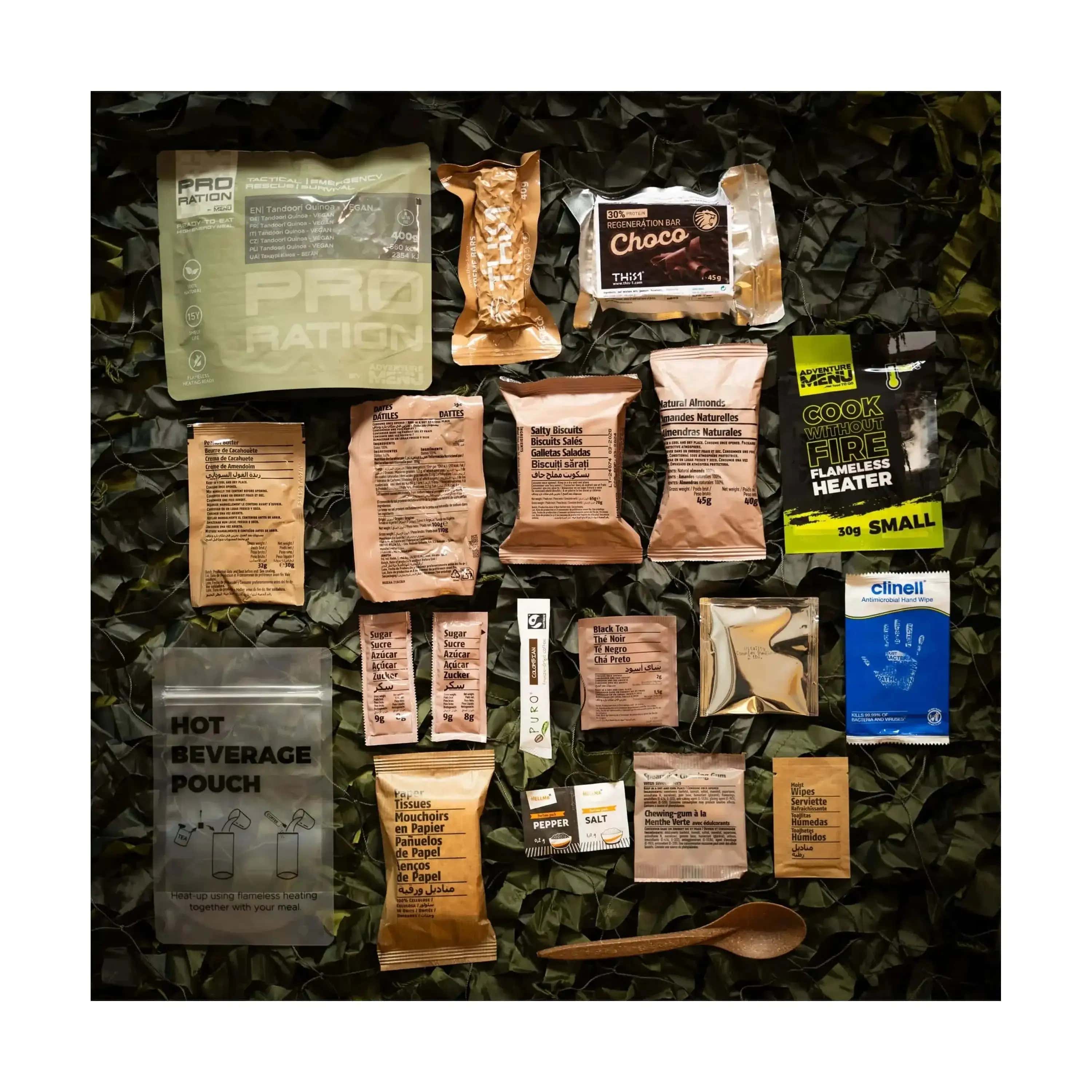 Half day ration Ultimate Tactical Ration Half Day vegetarian