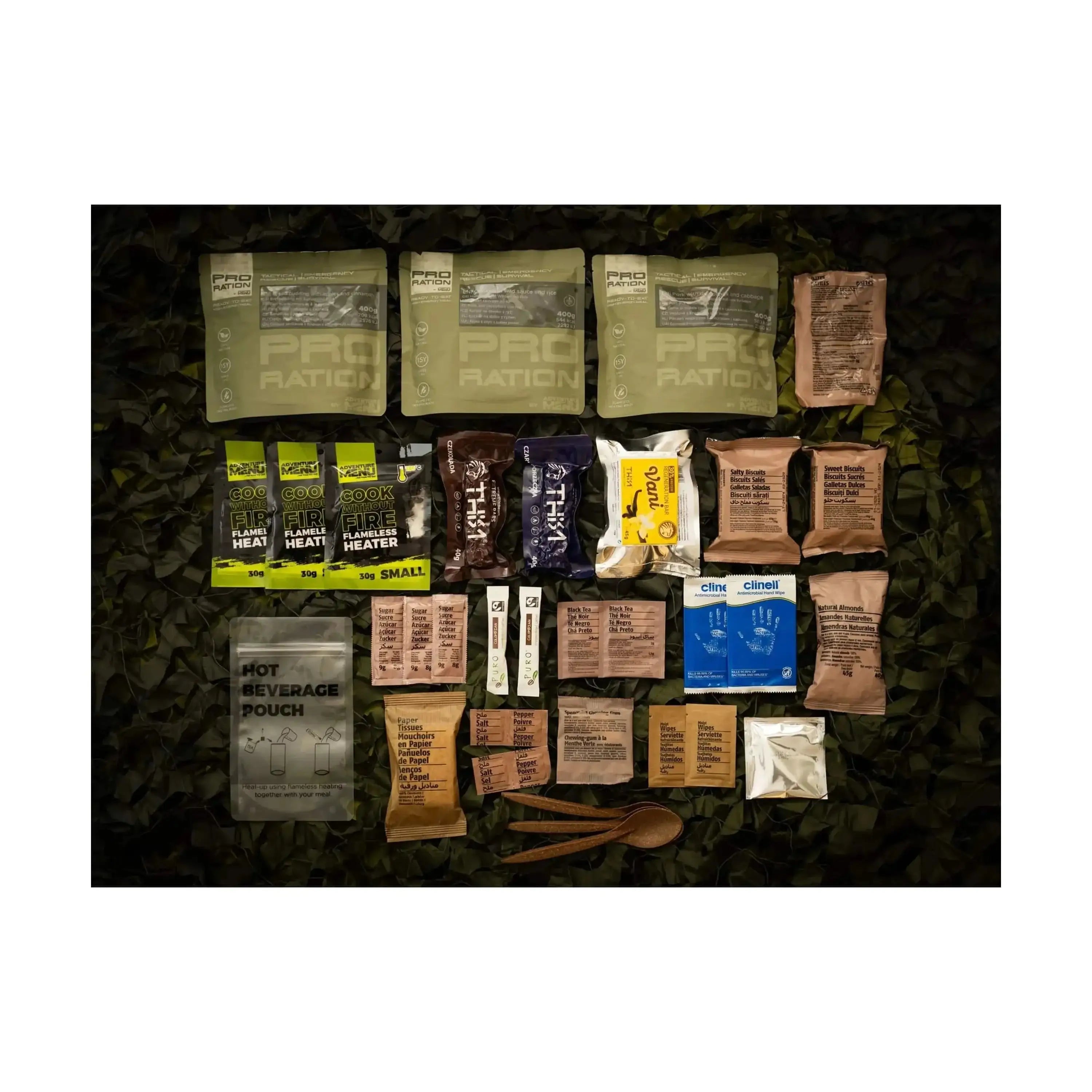 Daily Ration Model Daily ration Ultimate Tactical Ration Full Day Menu 1