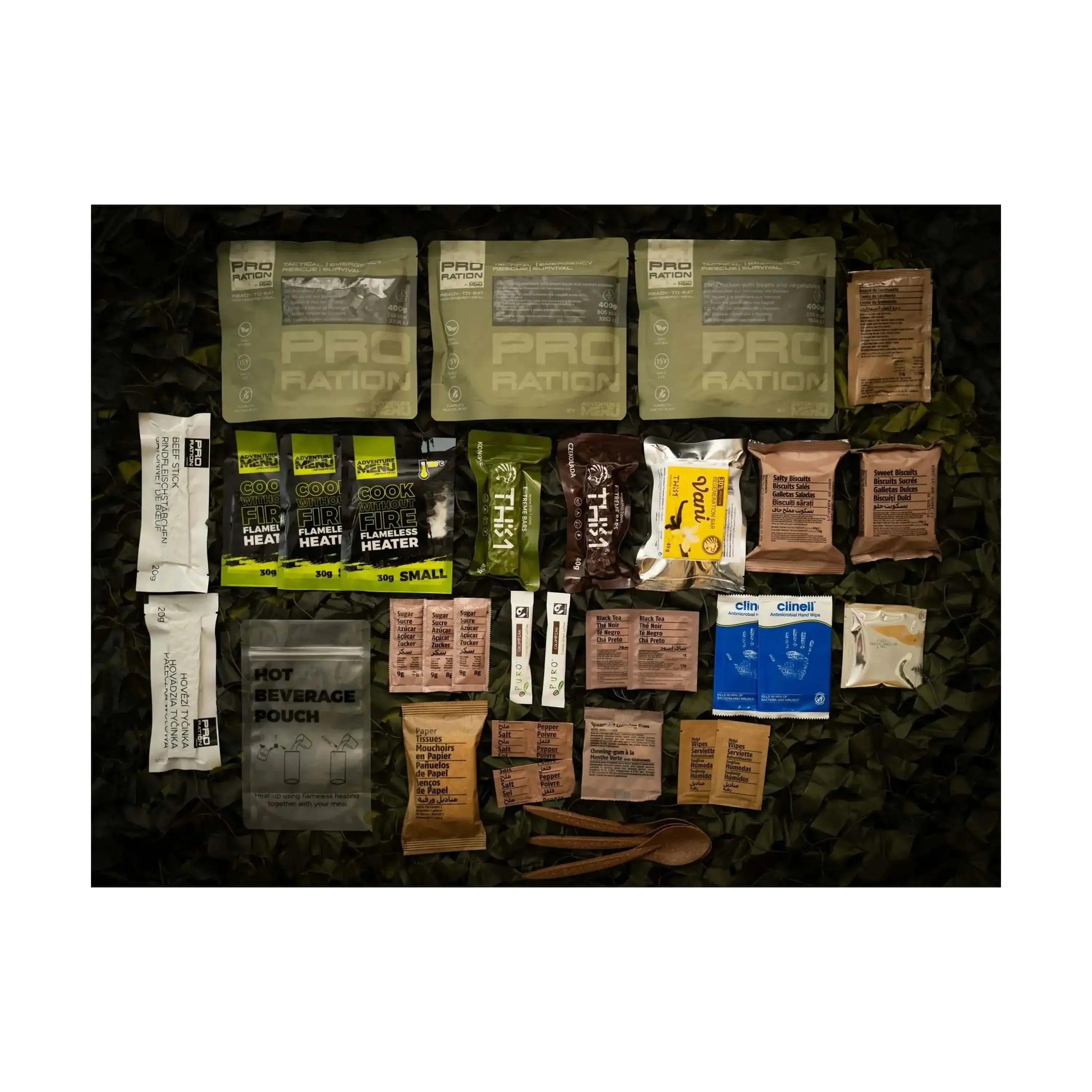 Daily Ration Ultimate Tactical Ration Full Day Menu 5