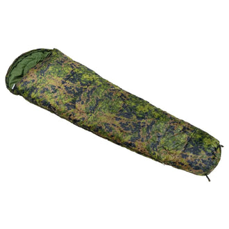 Mummy sleeping bag, 2-layer filling, M05 camouflage