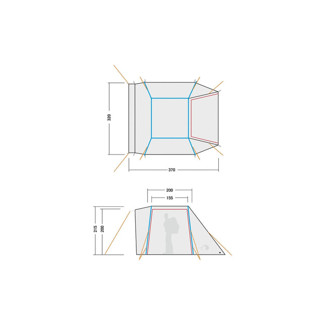 Van awning Camp Basic
