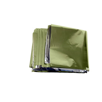 Survival blanket olive/silver XL