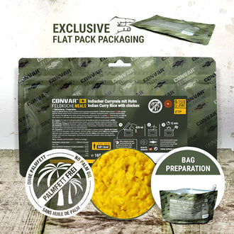 Indian curry rice with chicken and pineapple 165 g