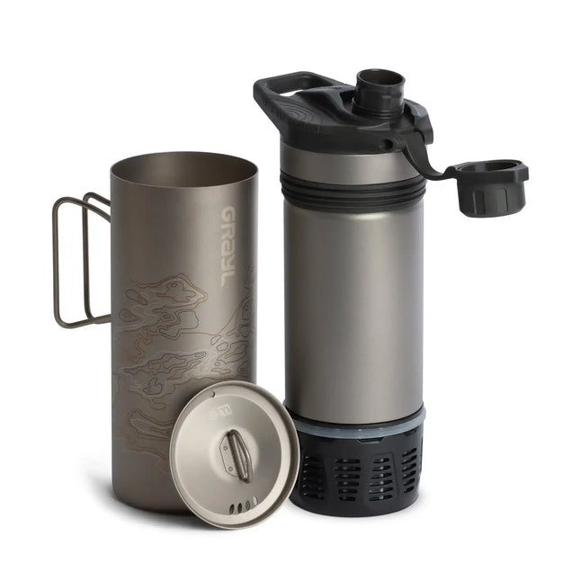 GRAYL Wasserfilter GeoPress Purifier Titanium Bottle - ASMC