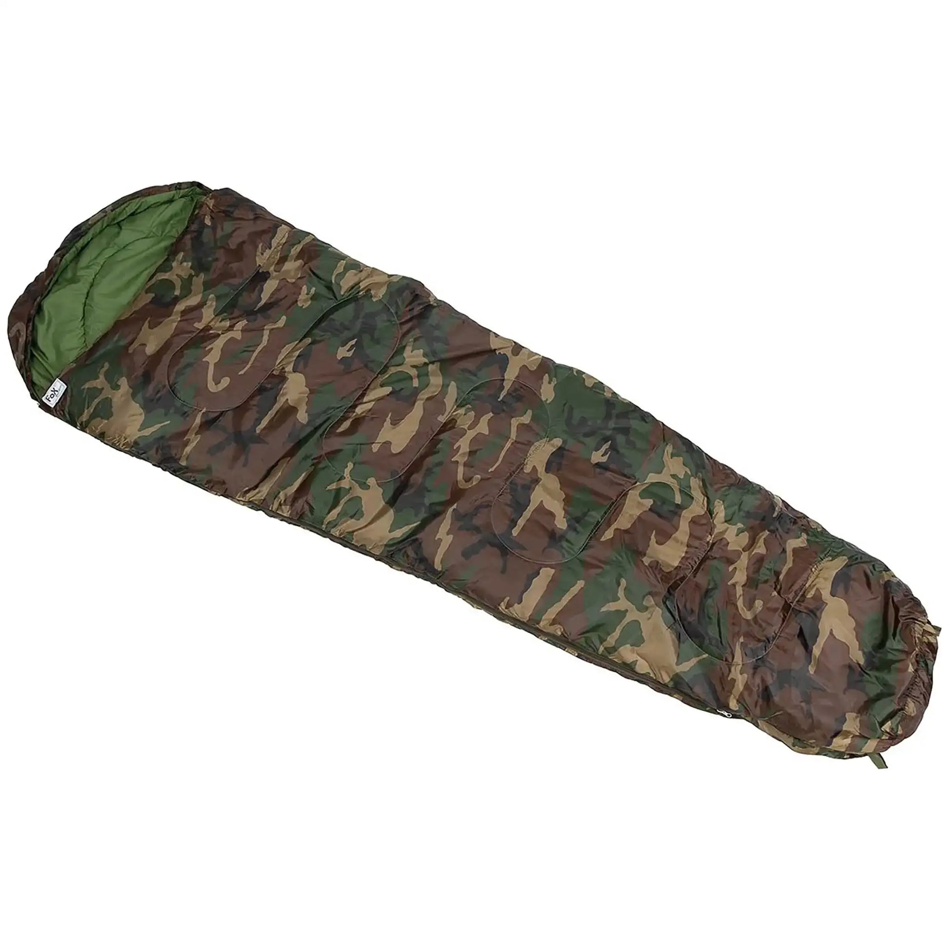 Mummy sleeping bag 2-layer filling M05 camo