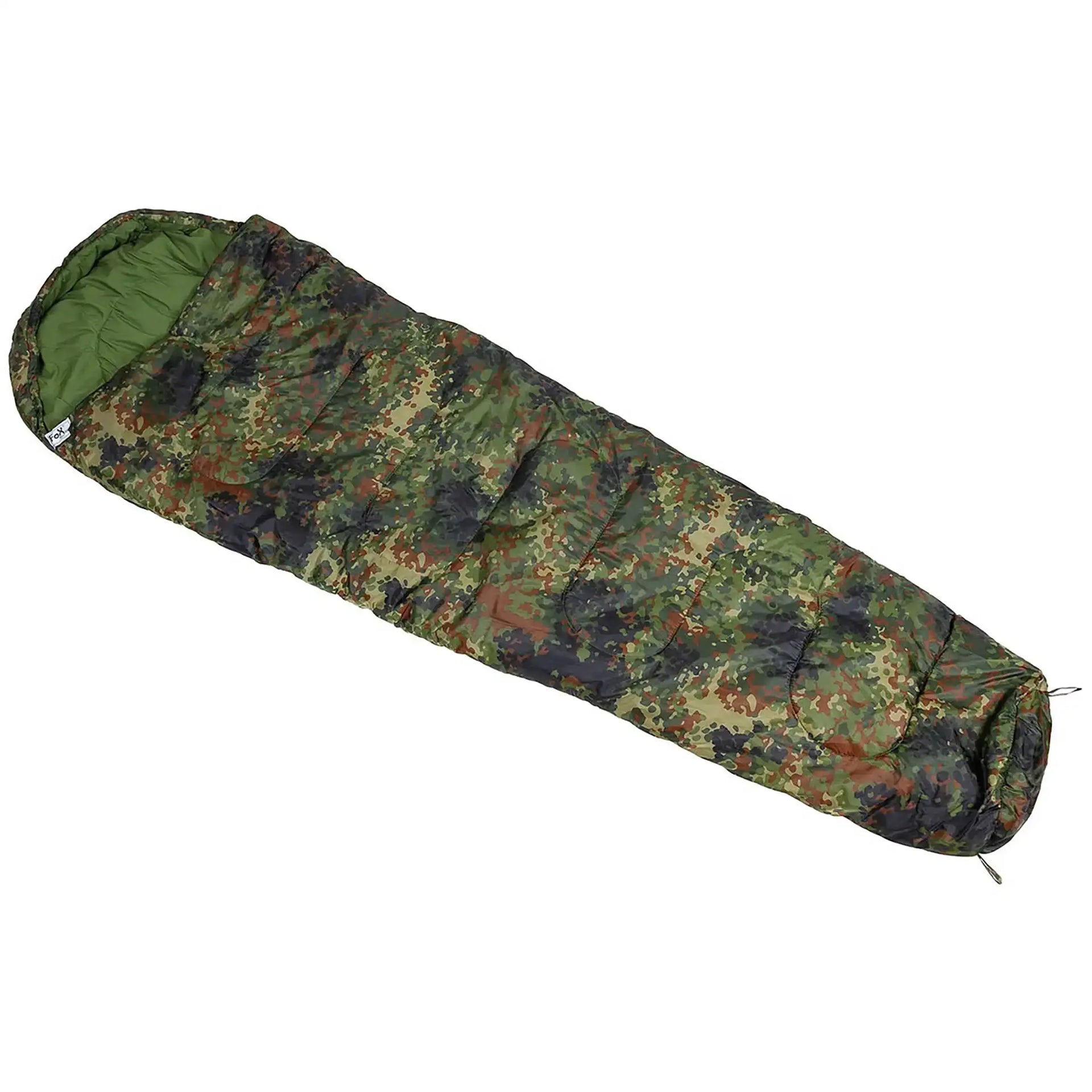 Mummy sleeping bag 2-layer filling M05 camo
