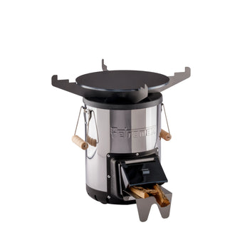 Griddle plate for rocket stove