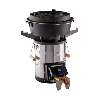 Griddle plate for rocket stove