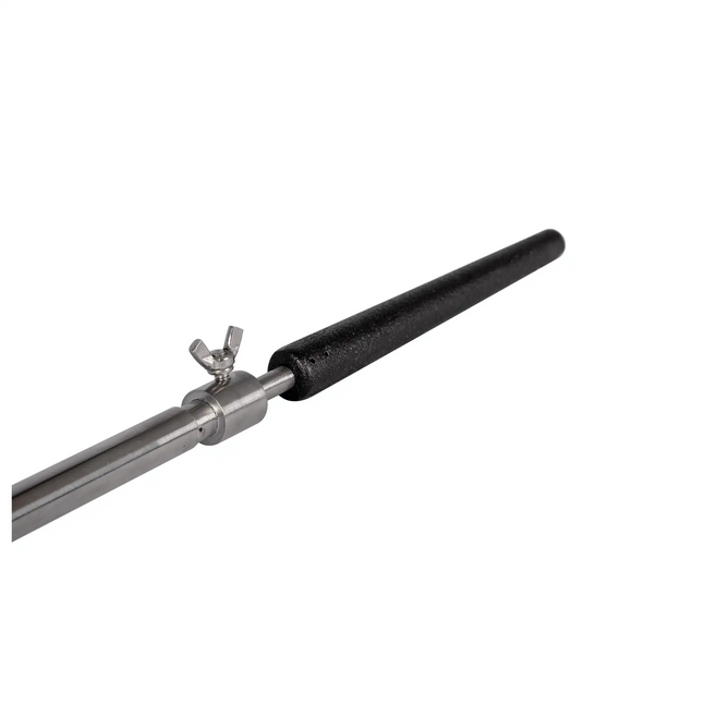 Stick bread skewer with cast-iron tip