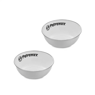 Enamel bowls 600 ml set of 2