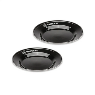 Enamel Plate Set of 2, 26 cm