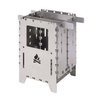 Horno de Leña Bushbox XL Titanio Set Premium