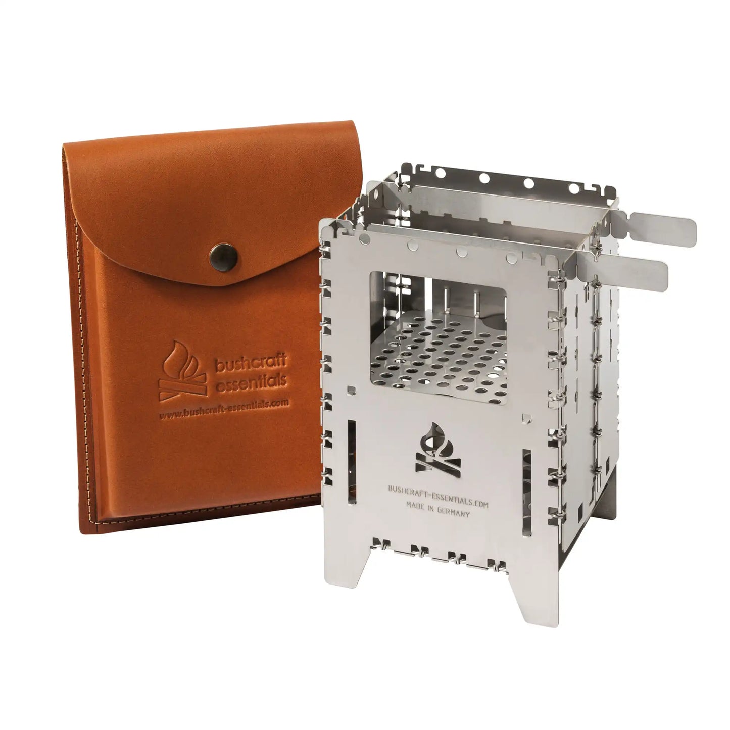 Horno de Leña Bushbox XL Titanio Set Premium