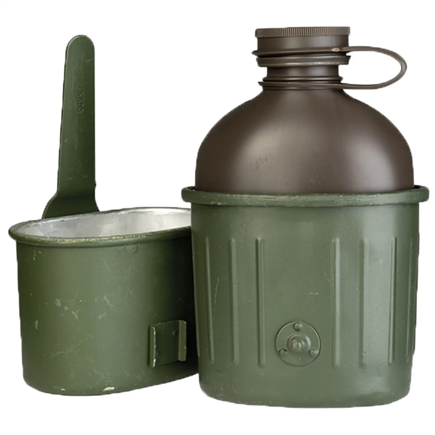 BW Feldflasche Kunststoff 3-teilig gebraucht