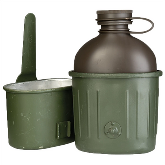BW Feldflasche Kunststoff 3-teilig gebraucht