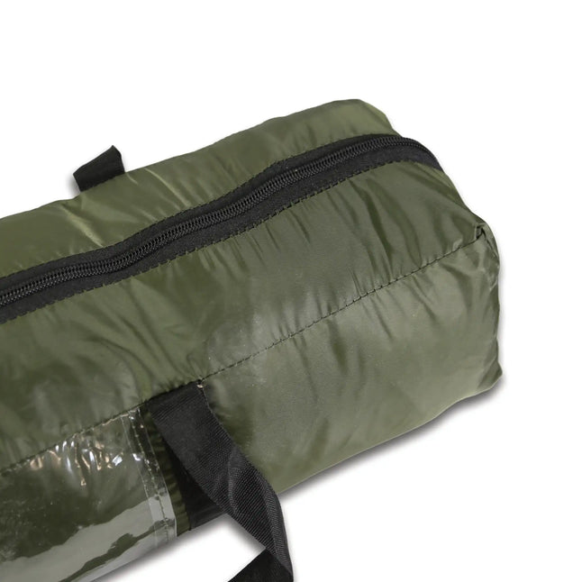 Tenda belga a due posti con soprattenda verde oliva usata
