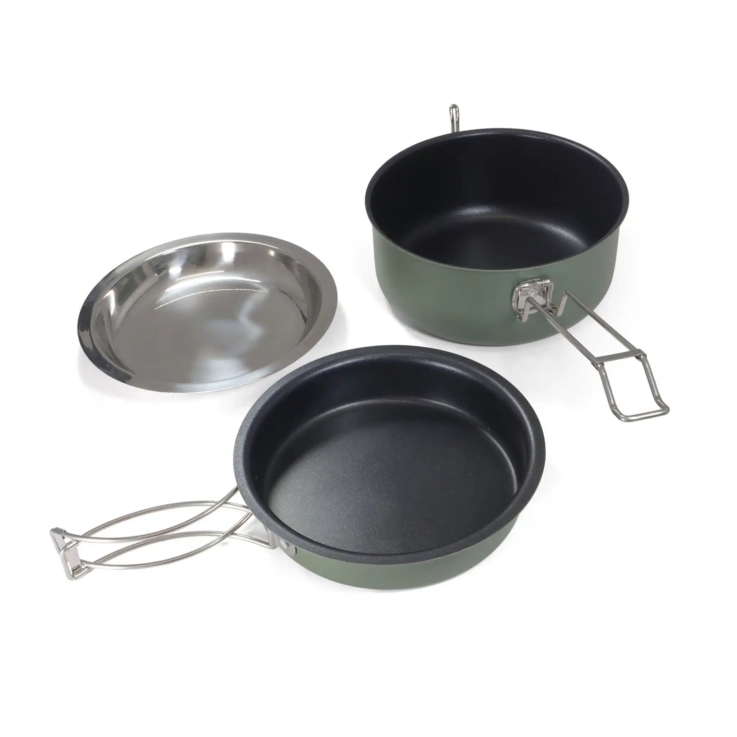 Juego de cocina de aluminio 'Snap-Pack' natural