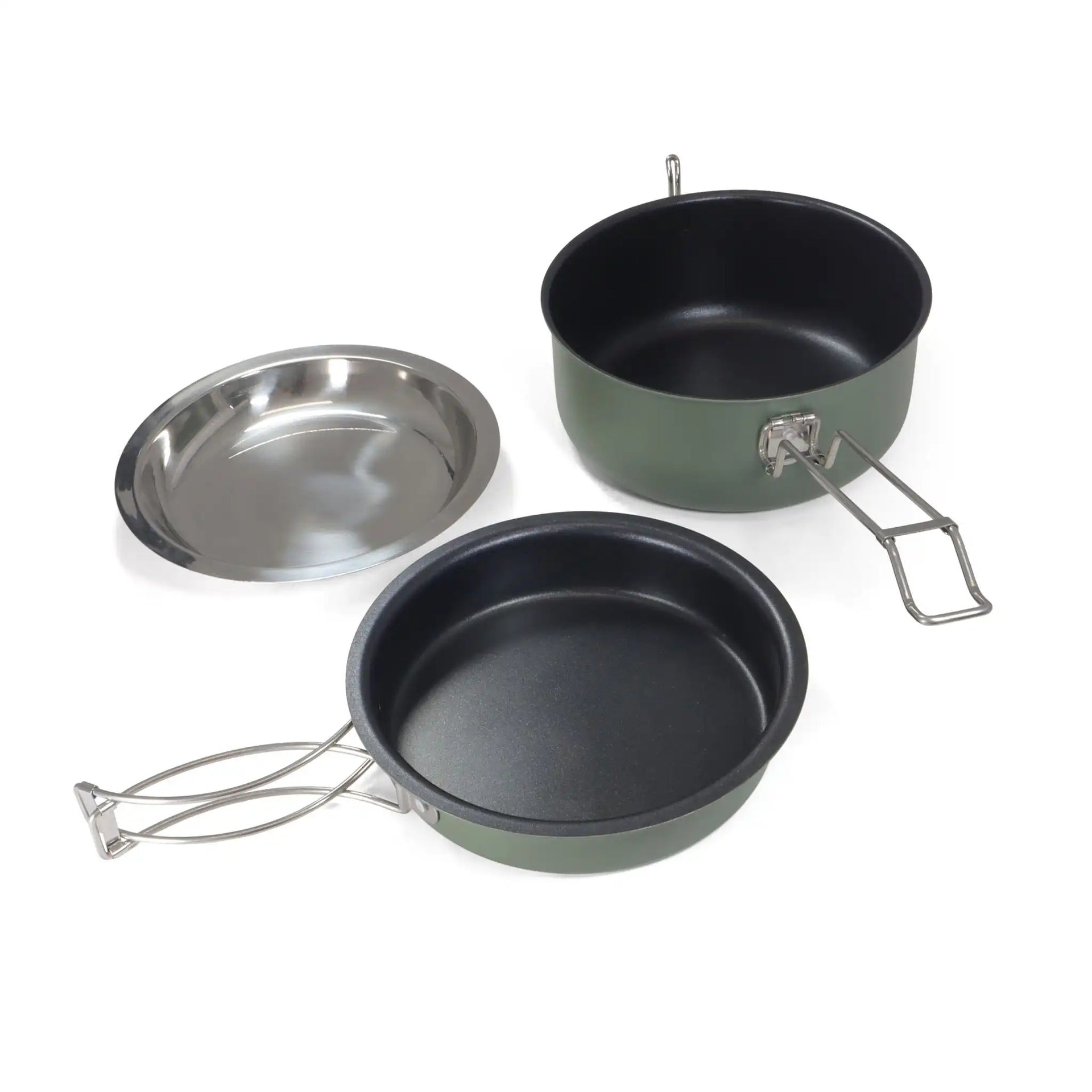 Juego de cocina de aluminio 'Snap-Pack' natural