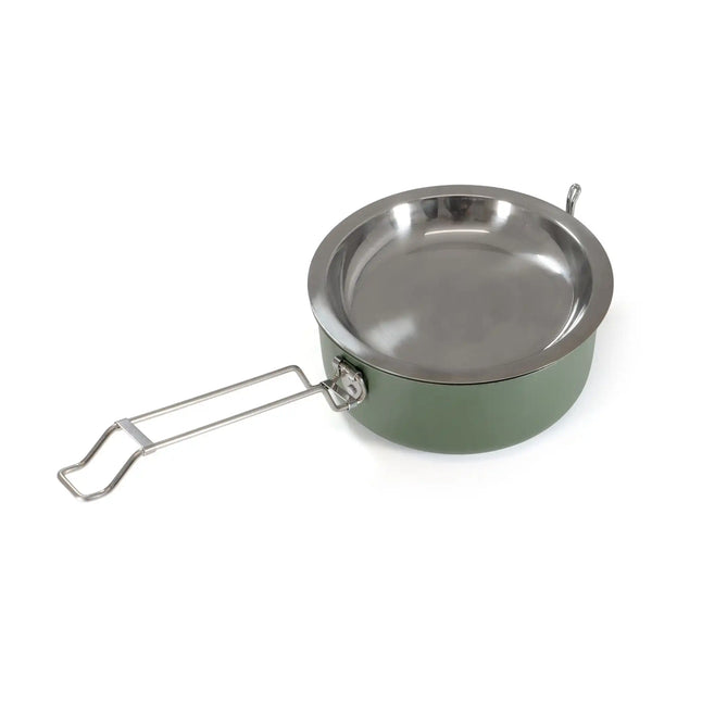 Juego de cocina de aluminio 'Snap-Pack' natural