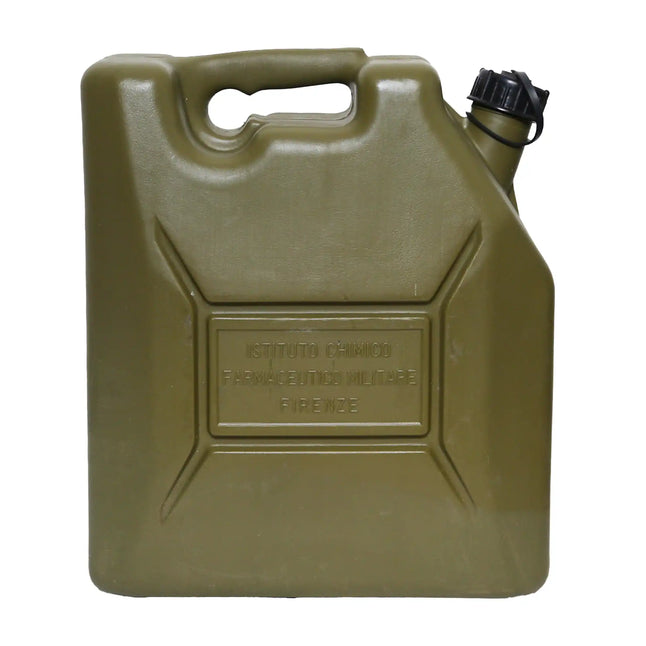 Bidón de agua NATO 25 L oliva usado