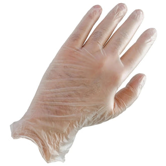 First aid glove set, vinyl, 4 pieces