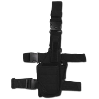 Adjustable pistol leg holster, right