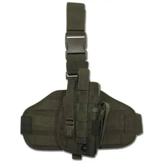 Pistol thigh holster MOLLE right olive
