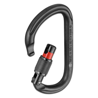 Vulcan Screw Lock carabiner, black