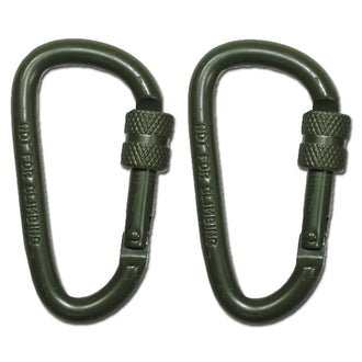 Karabiner Schraubverschluss 2er Set