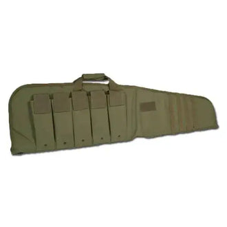 Rifle case with carrying strap