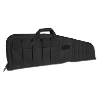 Rifle case with carrying strap