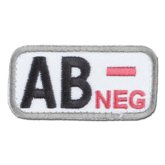 Parche grupo sanguíneo AB Neg - Medical