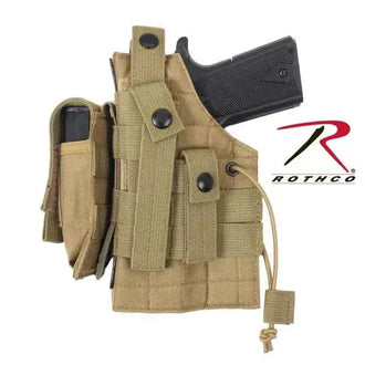 MOLLE ambidextrous coyote holster