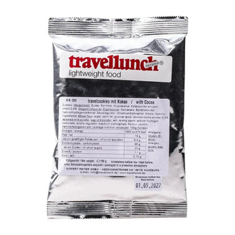Cocoa-flavored travel cookies
