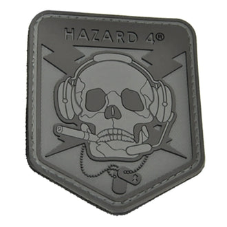 3D Patch SpecOp Skull Black