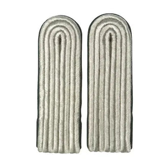 Épaulettes d'officier, passepoil vert foncé