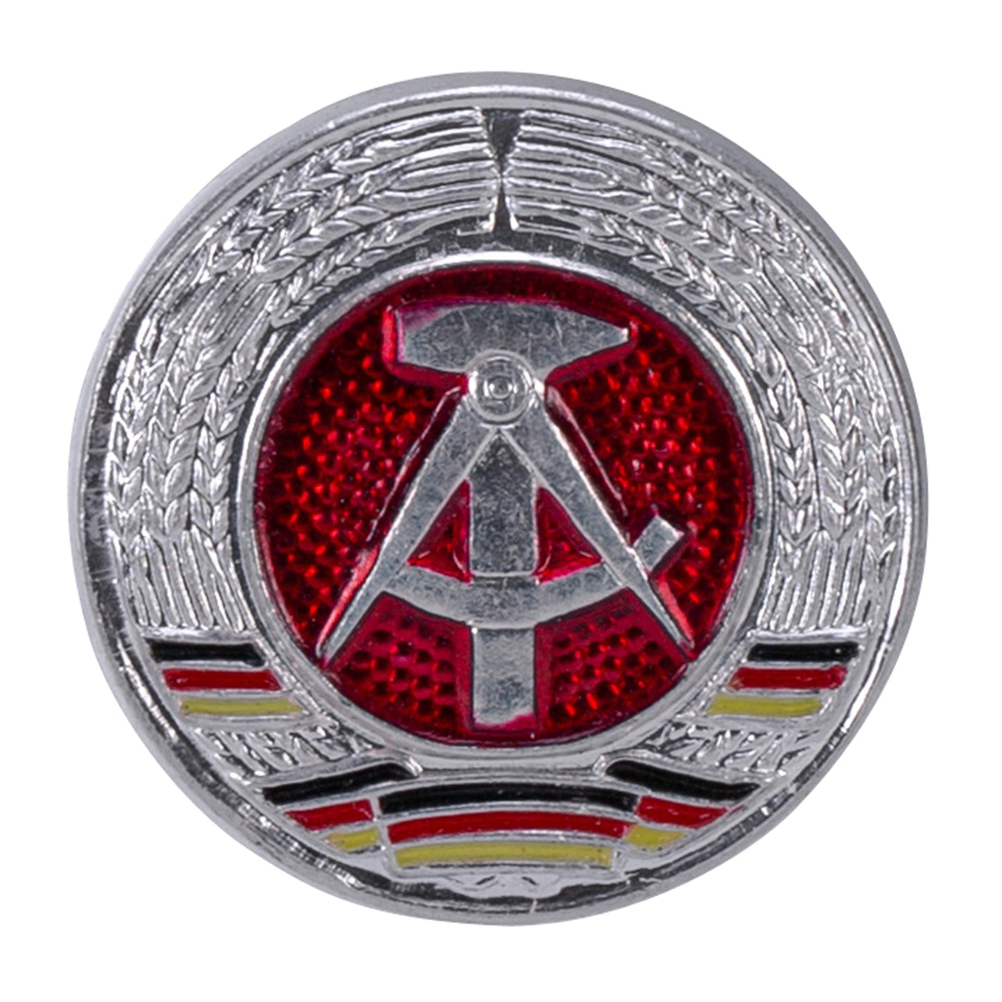 Badge Kokarde Metallo argento