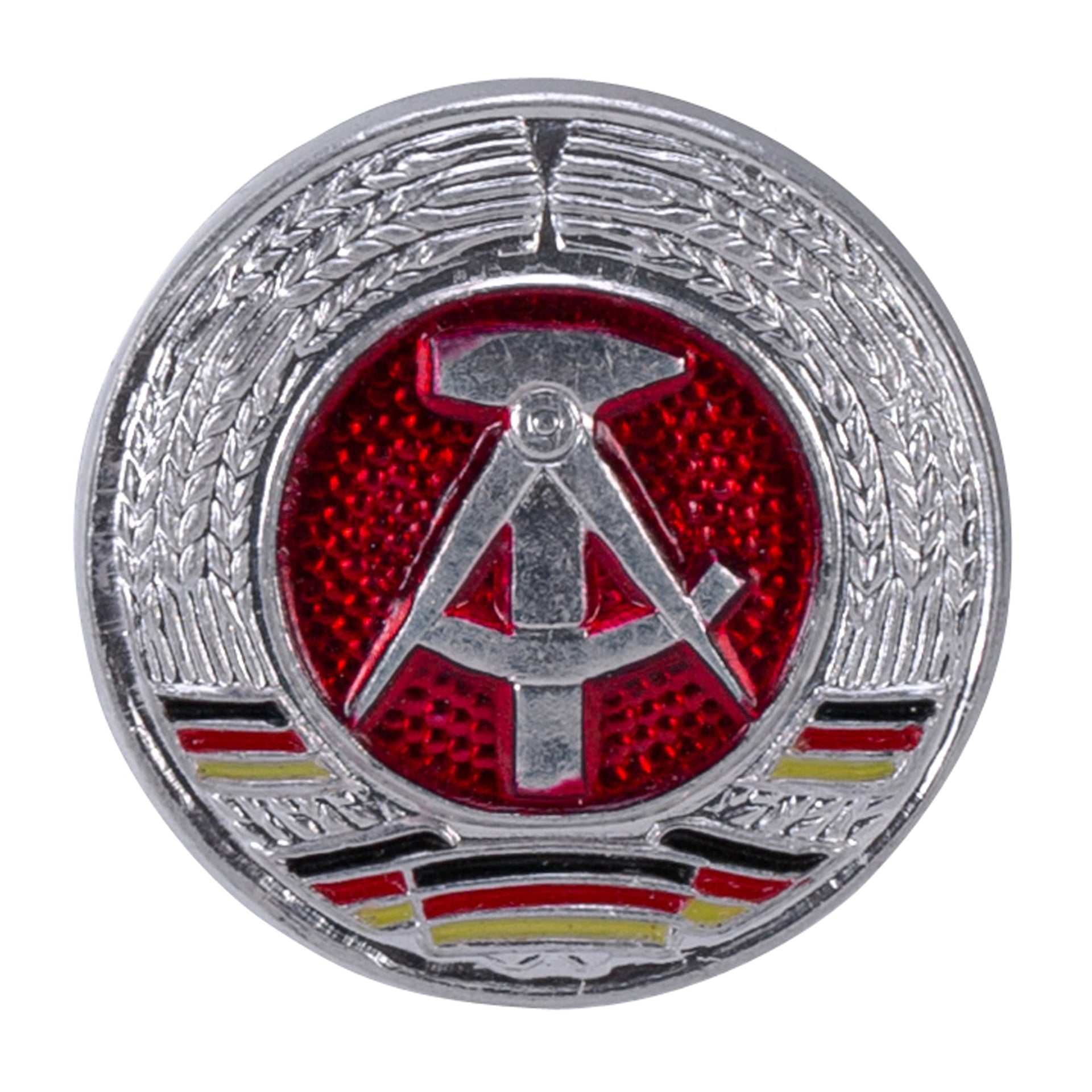 Badge Kokarde Metallo argento