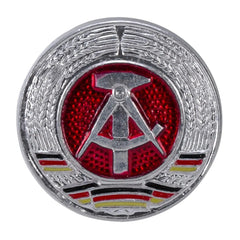 Metal cockade, silver-colored