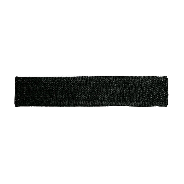 Cintas de nombre set de 5 con bandera negro